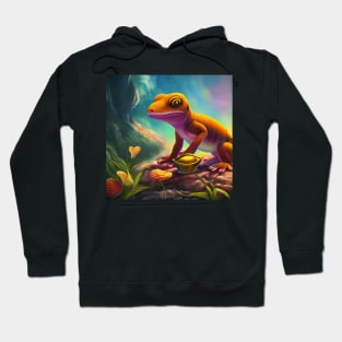 Gecko illustration Hoodie